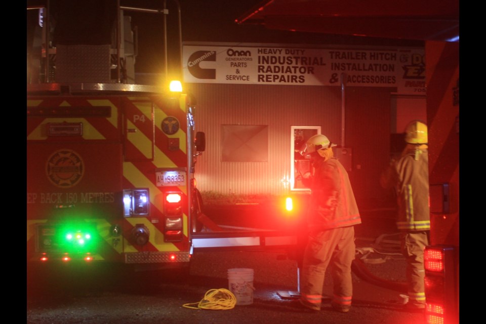 A fire at 445 Sherbourne Street was confined to a storage shed attached to the south side of the building. Carol Martin/SooToday