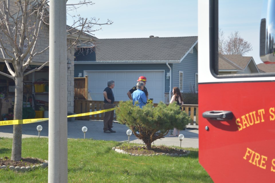 A Henry Street home was damaged by smoke and fire on Monday, displacing a family from the home for at least the night. Drew Armstrong/SooToday