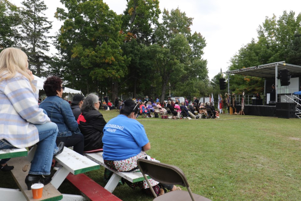 Nearly 800 people from across Robinson Huron Treaty territory registered for the annual treaty gathering prior to the three-day event. 