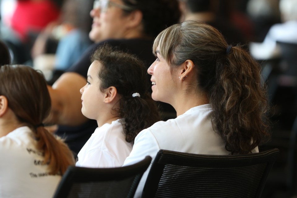 Anishinaabe language instructor Barbara Nolan unveiled the first 10 episodes of her Anishinaabemowin children's videos at Shingwauk Kinoomaage Gamig Aug. 24. 