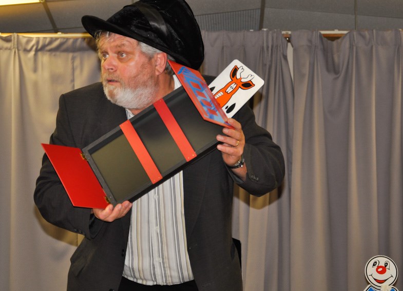 Aardvark the Magician delights the young and the young at heart at Annual Childrens Christmas party hosted by the Royal Canadian Legion Branch 374 in Richards Landing-Donna Schell for SooToday