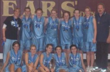 <b>Top Row: Katie Babcock, Erin Hurd, Jessica Bauer, Katie Huckson, Leeann Schildroth, Ali Wytsma.  Bottom Row: Allison Marinich, Kristin Giommi, Liz Gagnon, Kelsey Foster, Iolanda Runco.  Player missing: Christine Caldbick.  Coaches: Robin Shamas, Terry Schildroth, Terri LYn Della Penta.</b>