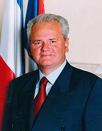 Yugoslav President Slobodan Milosevic Surrounded By Editorial