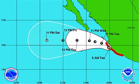 Hurricane Beatriz could produce destructive waves Sault Ste