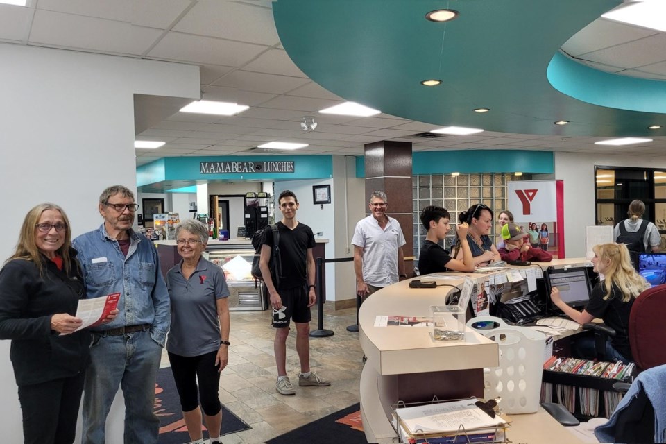 People interested in joining the YMCA were welcomed to a recent open house and member registration event