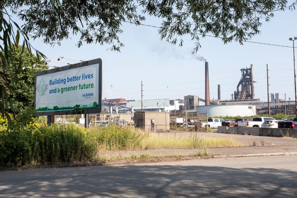 Algoma Steel's EAF Melt Shop building, which will house the company's new electric arc furnace, is taking shape and changing the skyline as seen from the Bayview neighbourhood in Sault Ste. Marie.