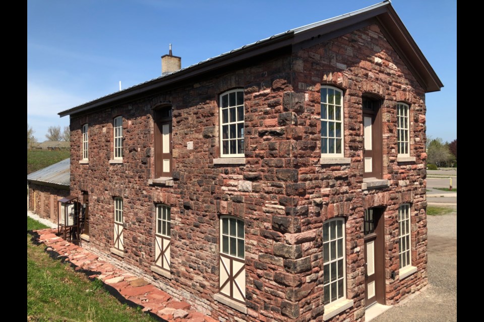 The now-repaired and repurposed Sault Ste. Marie Canal National Historic Site's Stores Building, set to become the site’s new Visitor Centre with interior exhibits in 2021. Photo supplied by Parks Canada