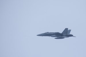 PHOTOS: Spot that fighter jet over the Sault today? A local boy was in the cockpit