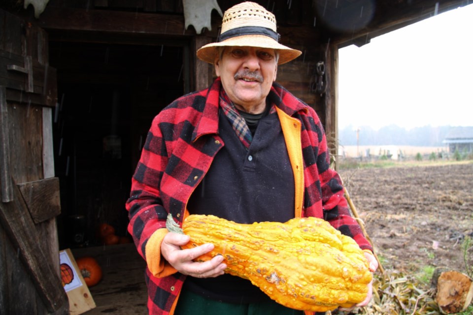 Robert (Farmer Bob) Cuerrier, owner/operator of Mockingbird Hill Farm, Oct. 28, 2018. Darren Taylor/SooToday