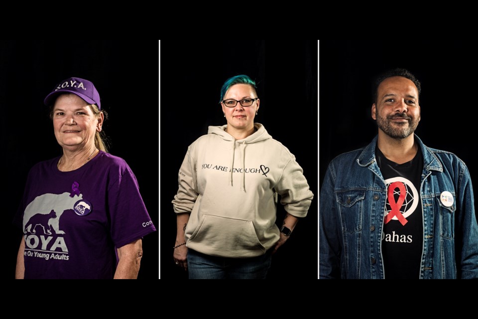 SOYA founder Connie Raynor-Eliott, Victim Services of Algoma executive director Jasmine Savoie and Caio Schuurhuis, team supervisor at Ontario Aboriginal HIV AIDS Strategy.