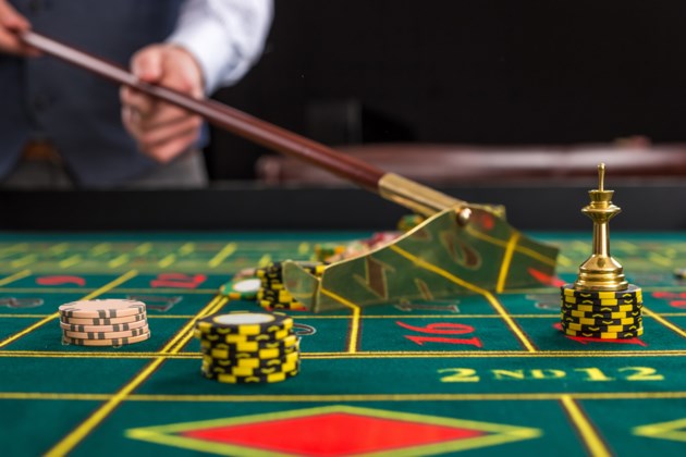 Gambling centre crossword