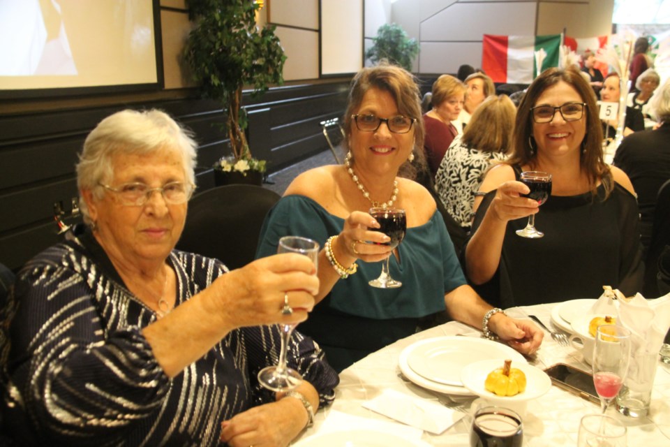 Elettra Marconi Ladies Society members were joined by women from Italian-Canadian clubs from Sudbury and North Bay for a celebration as part of the 61st annual Northern Ontario Italian Ladies Convention at the Marconi Multicultural Event Centre, Oct. 19, 2024. 