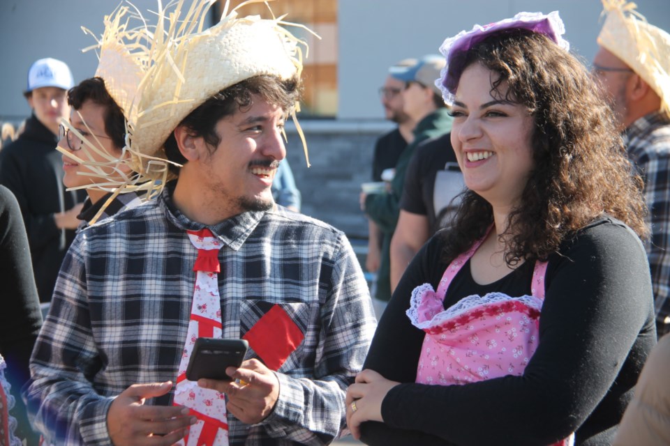 Newcomers from Brazil celebrated their homeland’s music and dancing while sharing their culture with the citizens of their new Canadian hometown of Sault Ste. Marie at the Downtown Plaza, Oct. 19, 2024.