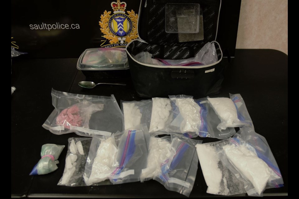 $466,300 worth of suspected cocaine, crystal methamphetamine and fentanyl following the execution of a search warrant at a Bainbridge Street residence on Jan. 29, 2022