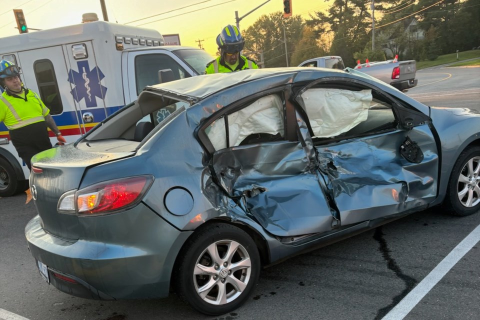 A collision at Trunk Road and Black Road on Tuesday, September 17