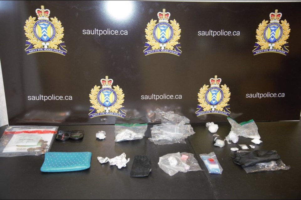 Police seized suspected methamphetamine, fentanyl, cocaine and oxycodone during a traffic stop on April 1, 2022