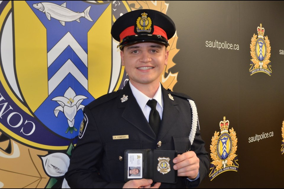 Sault Ste. Marie Police Service Constable Patrick Comfort. 