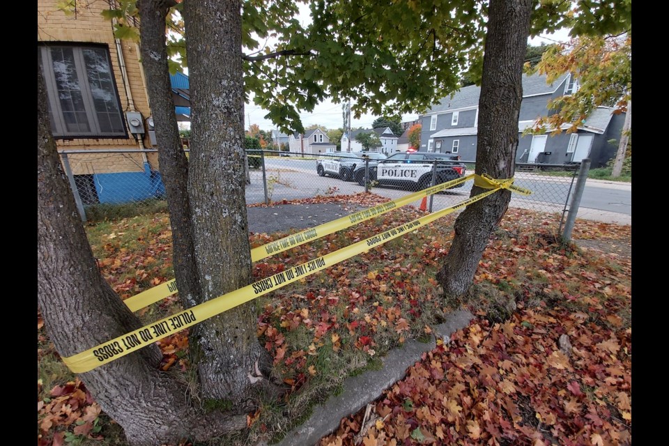 Sault Police are currently investigating a sudden death in the 100 block of Wellington Street East. Darren Taylor/SooToday