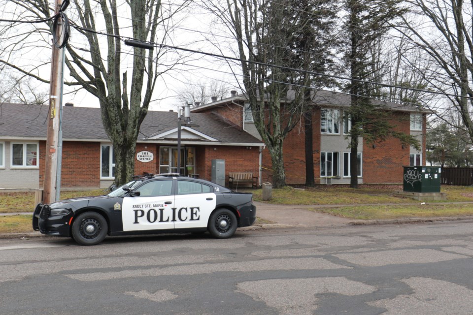 Sault Ste. Marie Police Service is investigating after police, fire and paramedics attended an apartment building on Chapple Avenue Dec. 26. 