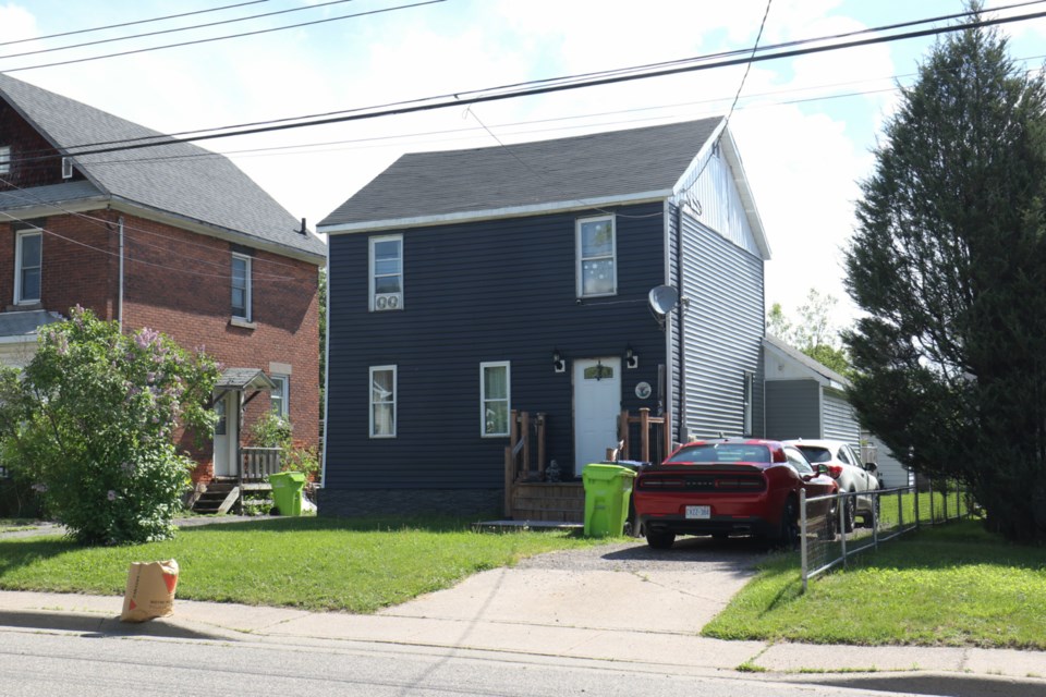 A rental home at 398 Morin St. is owned by 13756327 Canada Inc., which lists out-of-town real estate investor Nels Moxness as its sole director. The mortgage lender has launched a $240,000 civil suit and 