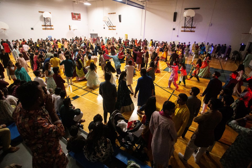 Hundreds mark Navratri during a two-day celebration capped off on Sunday at Boreal French Immersion Public School.