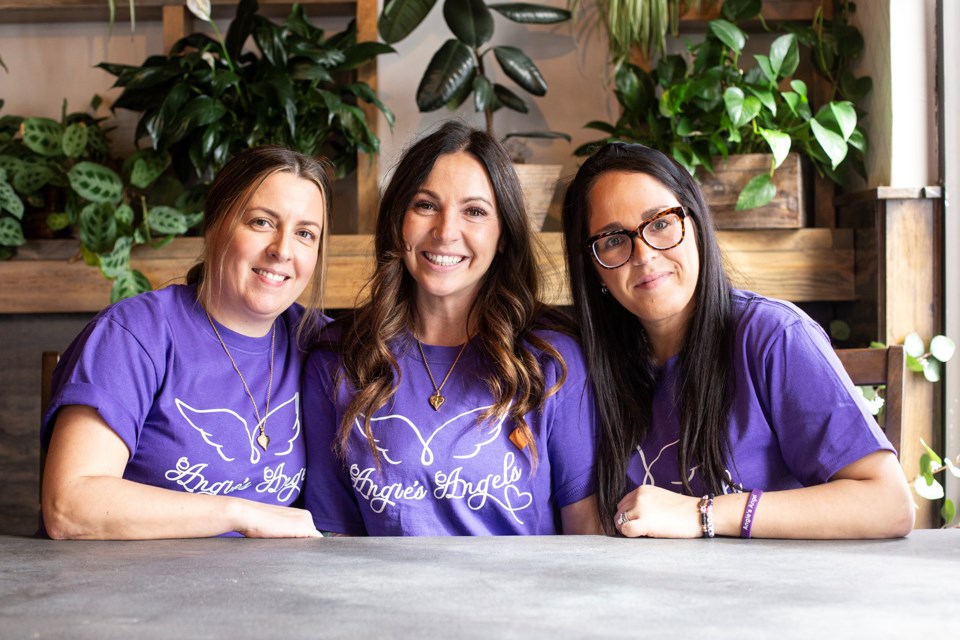 Lindsay Stewart, Renee Buczel and Sabrina Sweeney are three of the women leading Angie's Angels. The group was created in memory of Angie Sweeney, who was killed Oct. 23 by her ex-boyfriend, with a goal to put an end to Intimate Partner Violence.