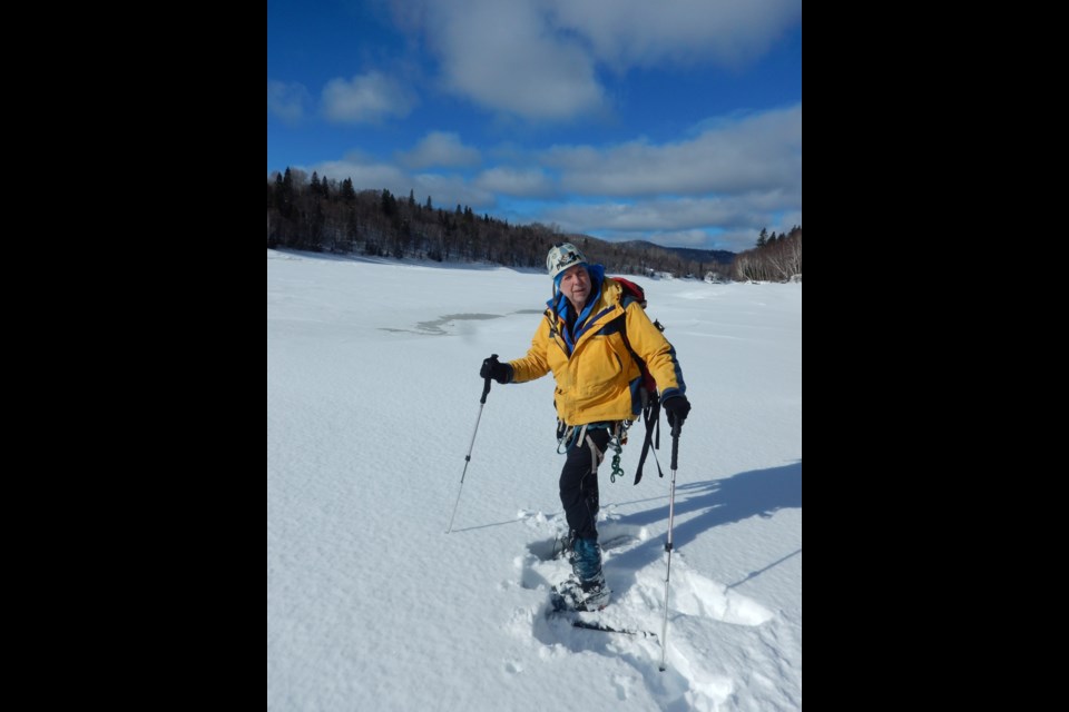 Shaun Parent, host of the climbing space in SooToday's own digital town square, is pictured on an ice exploration. 