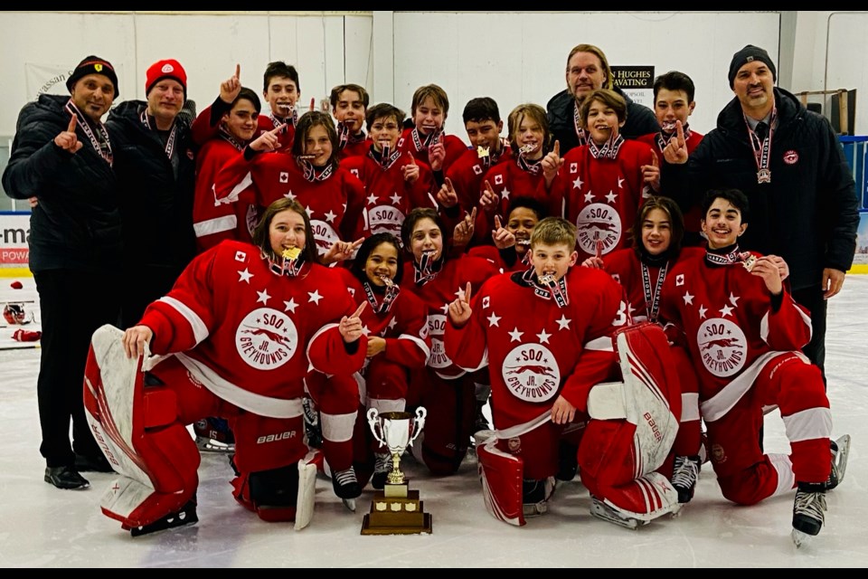 The Soo Jr. Greyhounds U13 AAA team earned a provincials berth with a win at the NOHA Championship.