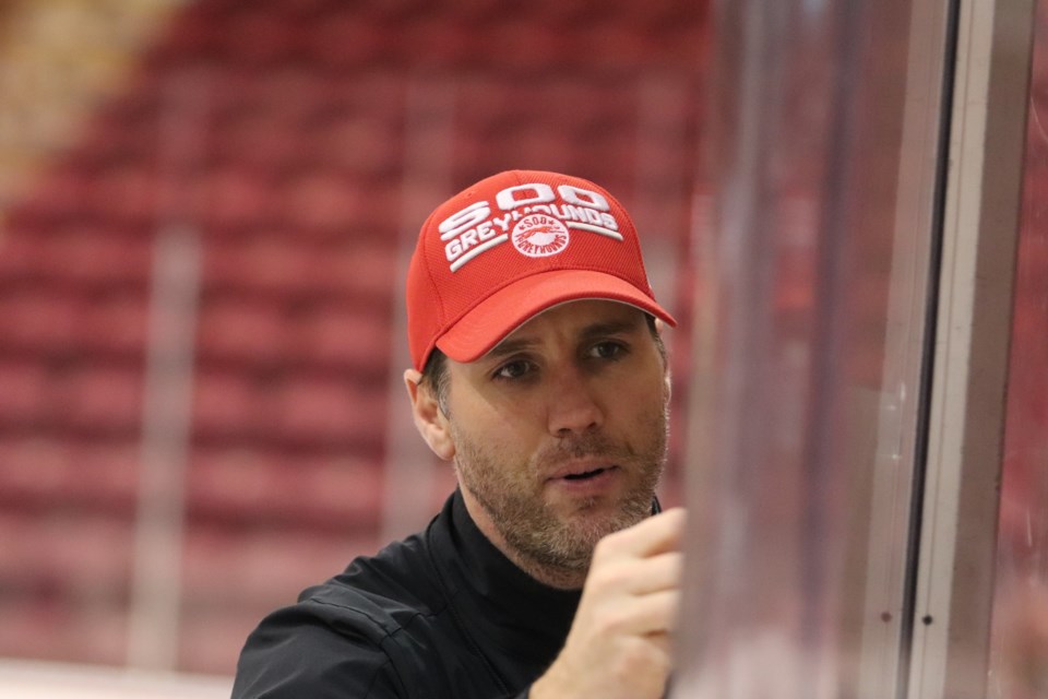 2019-10-04 Soo Greyhounds Coach John Dean BC (1)