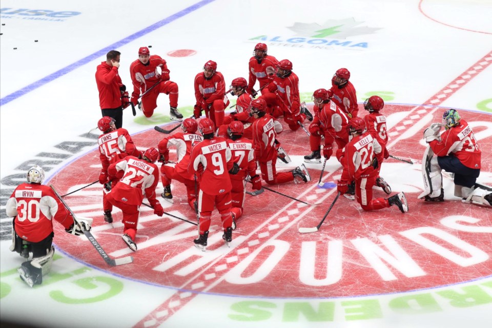 The Soo Greyhounds training camp officially opened on Wednesday at the GFL Memorial Gardens.