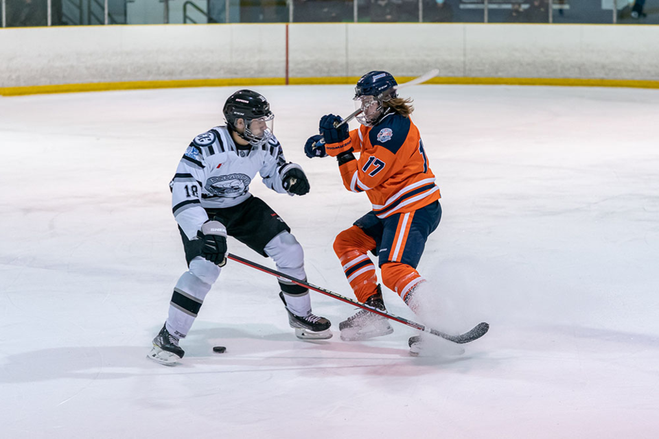 2021-12-12 Thunderbirds vs. Espanola NOJHL