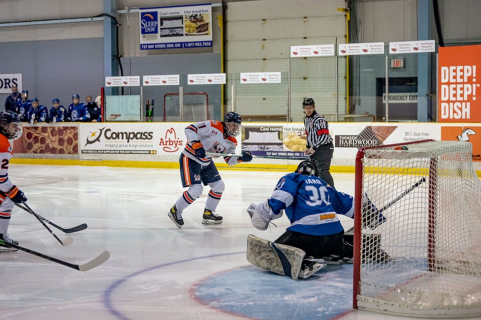 2022-02-04 Thunderbirds vs. Greater Sudbury BD NOJHL