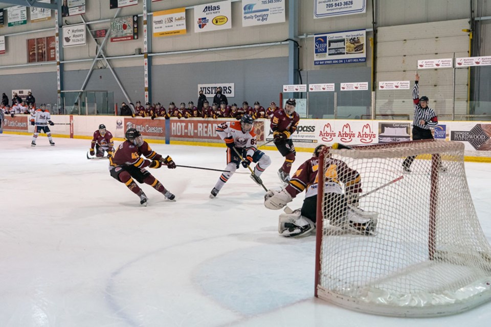 2022-02-20 Thunderbirds vs. Timmins BD NOJHL (1)