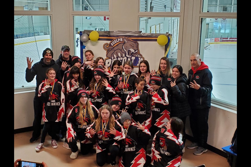 U12A Sault Ice Hawks win fourth tournament of season in Guelph.