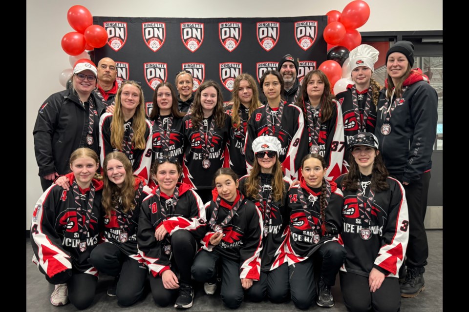 The Sault Ice Hawks U14 team took silver at the 2025 Ringette Ontario Provincial A Championships held in Sault Ste. Marie March 13-16, 2025.