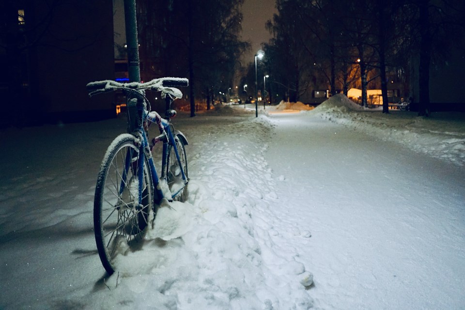 bicycle-snow