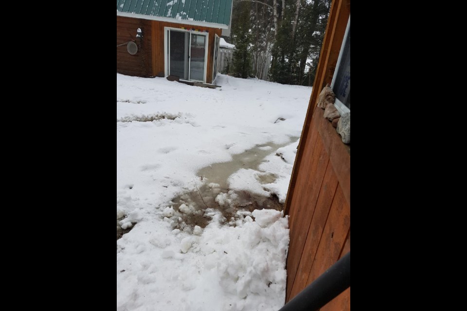 Shaun Parent, Chippewa River resident, took these pictures of flooding in low-lying areas along the river earlier this week. Photo supplied by Shaun Parent