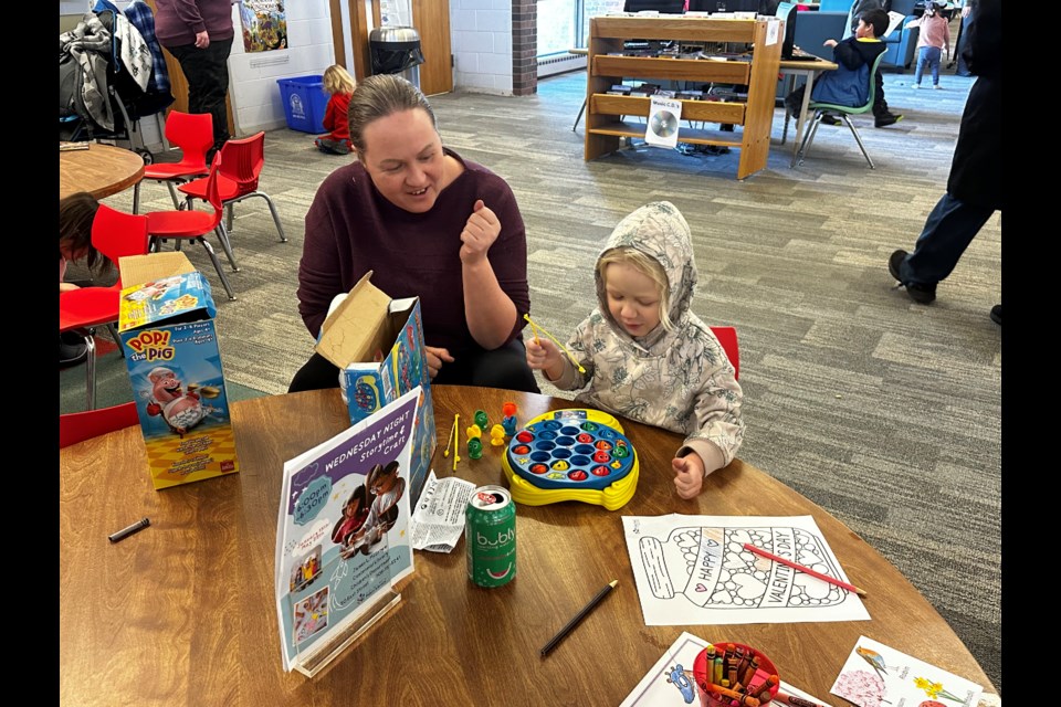 Children and parents alike gathered at James L. McIntyre Centennial Library for a Family Day filled with games, toys, crafts, and fun. 