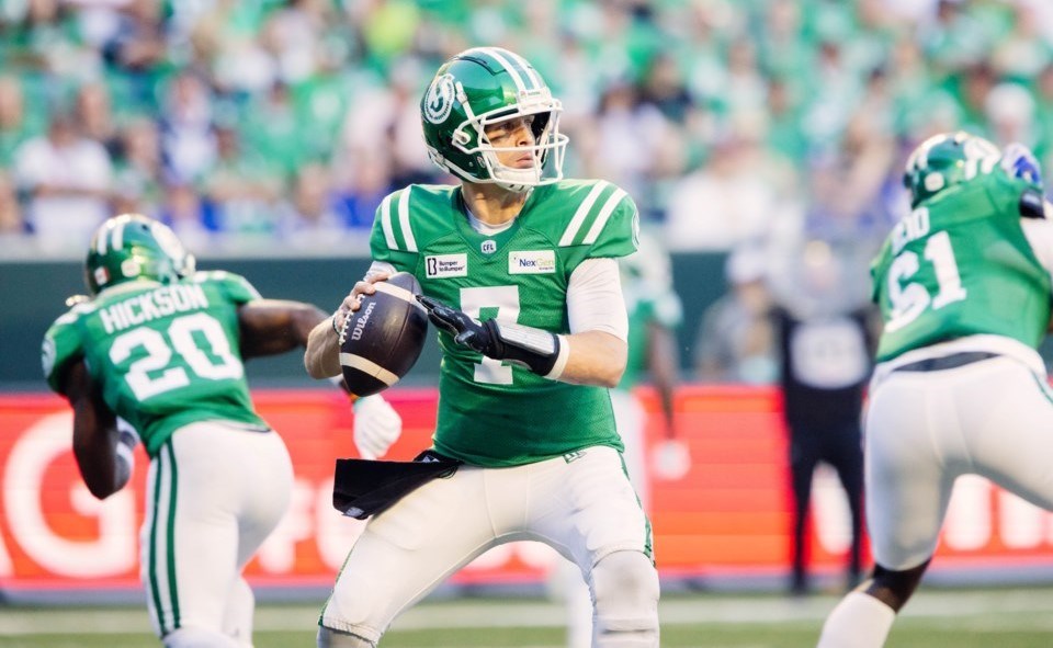 ‘He’s a true leader’: Riders’ GM Jeremy O’Day praises QB Trevor Harris