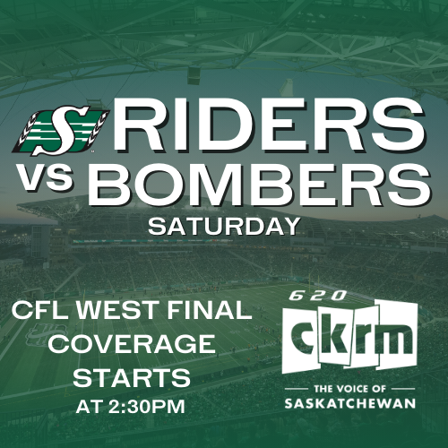 Riders Vs Bombers - Saturday - CFL West Final