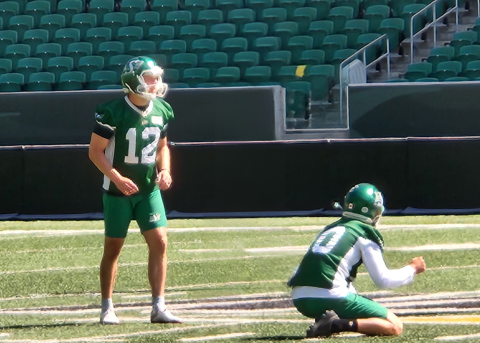 Riders' Lauther Kicks His Way Past a Legend - MooseJawToday.com