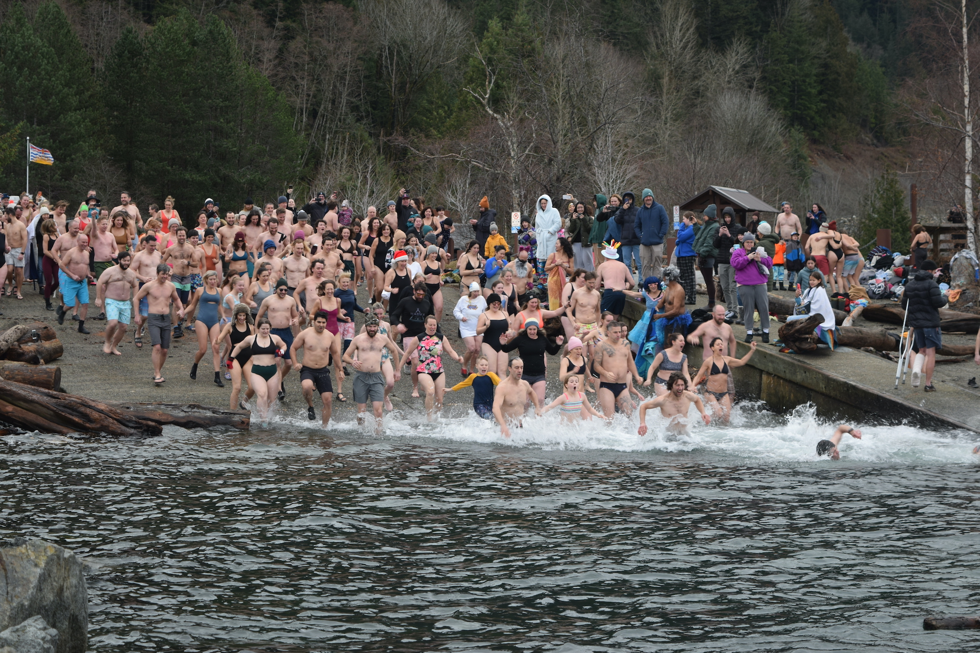 First Vancouver Polar Plunge for SOBC makes a big splash