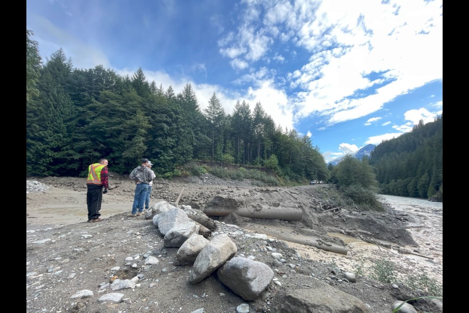 Mud Creek is washed out again. 