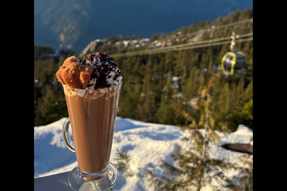 Sea to Sky Gondola is taking part in this years Squamish Hot Chocolate Festival with their Peak Indulgence drink.