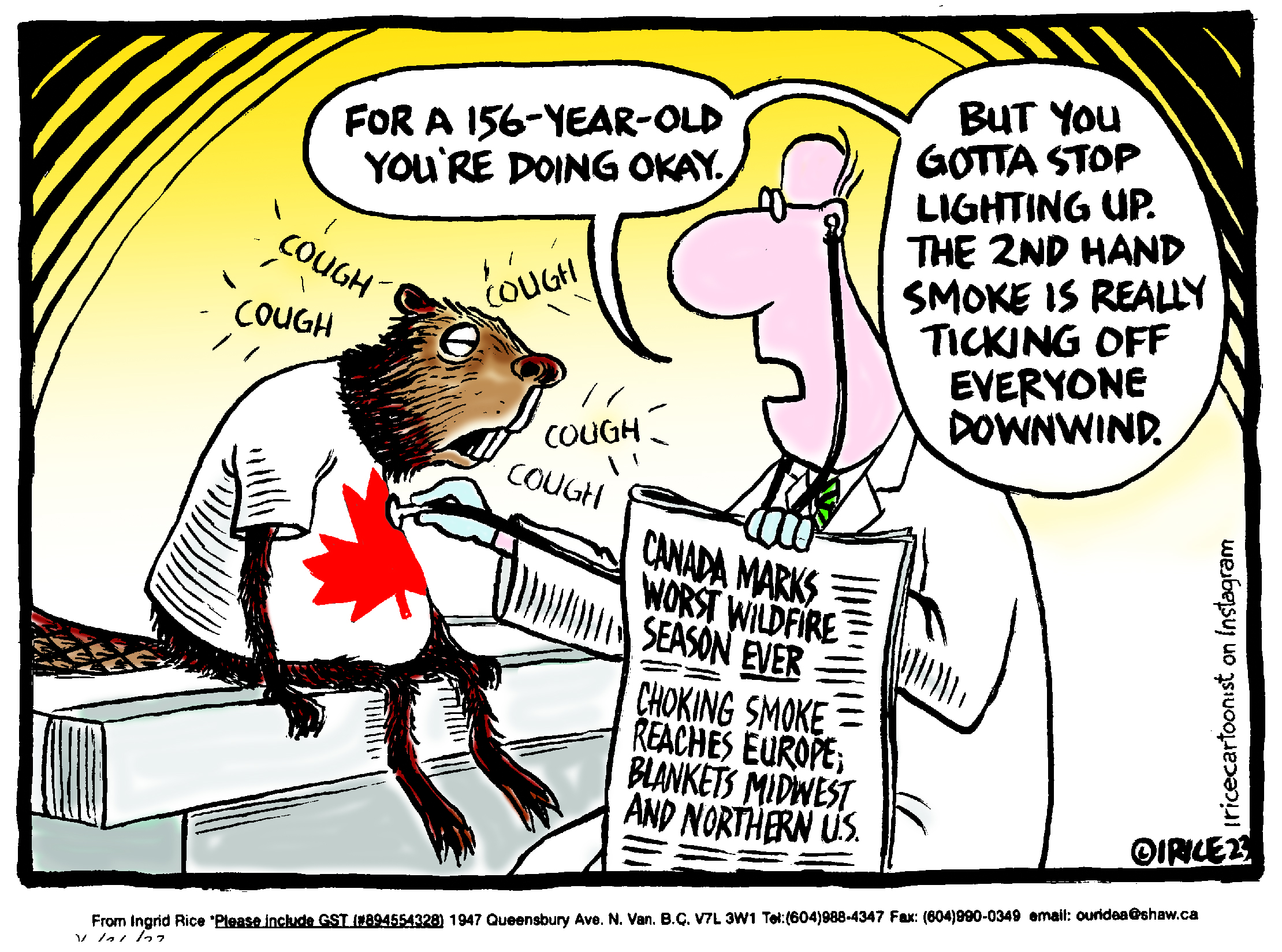 See this Canada Day Ingrid Rice cartoon that : Photo Gallery