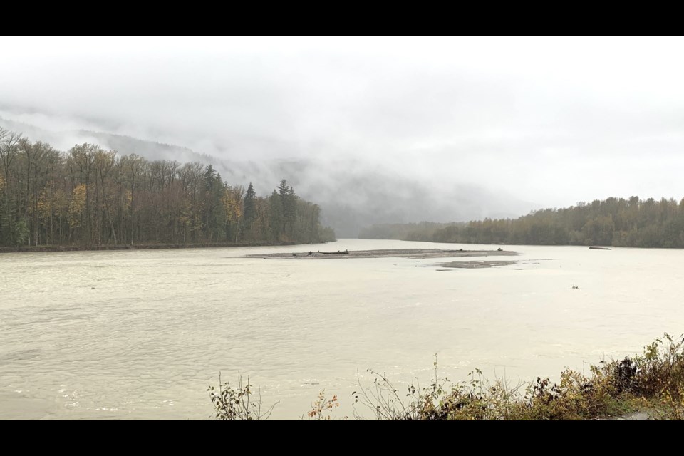 Squamish River from Eagle Run at about 1 p.m. on Oct. 20.