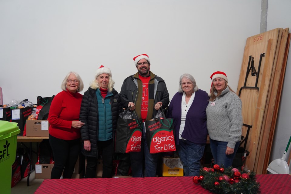 Volunteers have put in hours or work to bring the Squamish Community Christmas Care to life on Dec. 17.                               