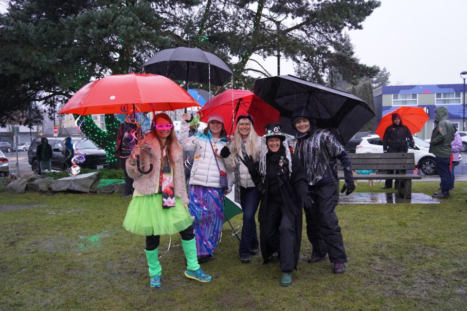 It was a cold and rainy Coldest Night of the Year fundraiser walk in Squamish on Feb. 22. 