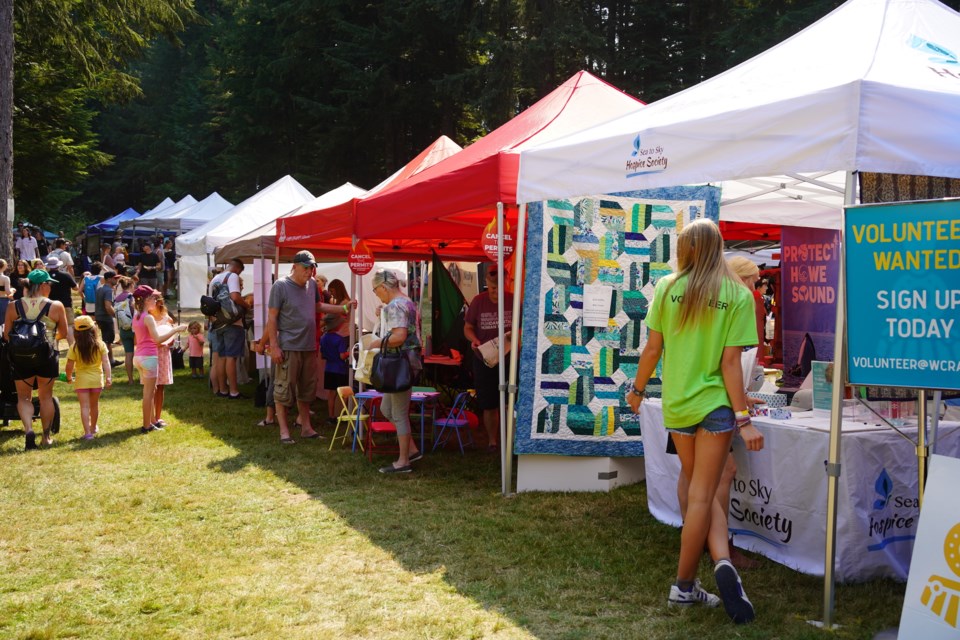 Over 70 vendors were at the 2024 Brackendale Fall Fair.                                           