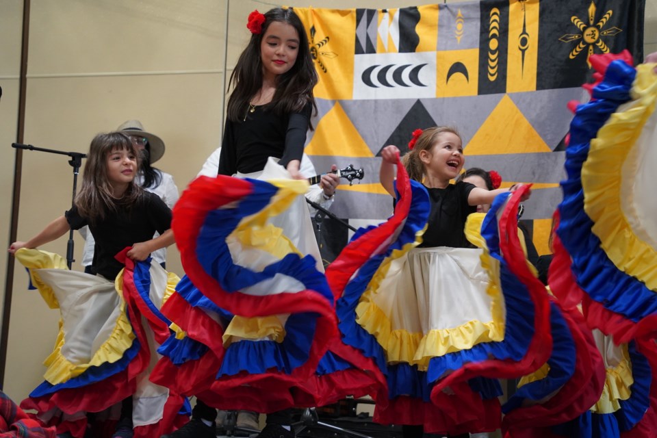 Young dancers celebrating Multicultural Day at Totem Hall on Feb 8.                                